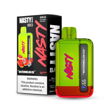 پاد یکبار مصرف دوسیب ۸۵۰۰ پاف نستی (باتری قابل شارژ) | Nasty Bar 8500 Puff Disposable Pod Double Apple